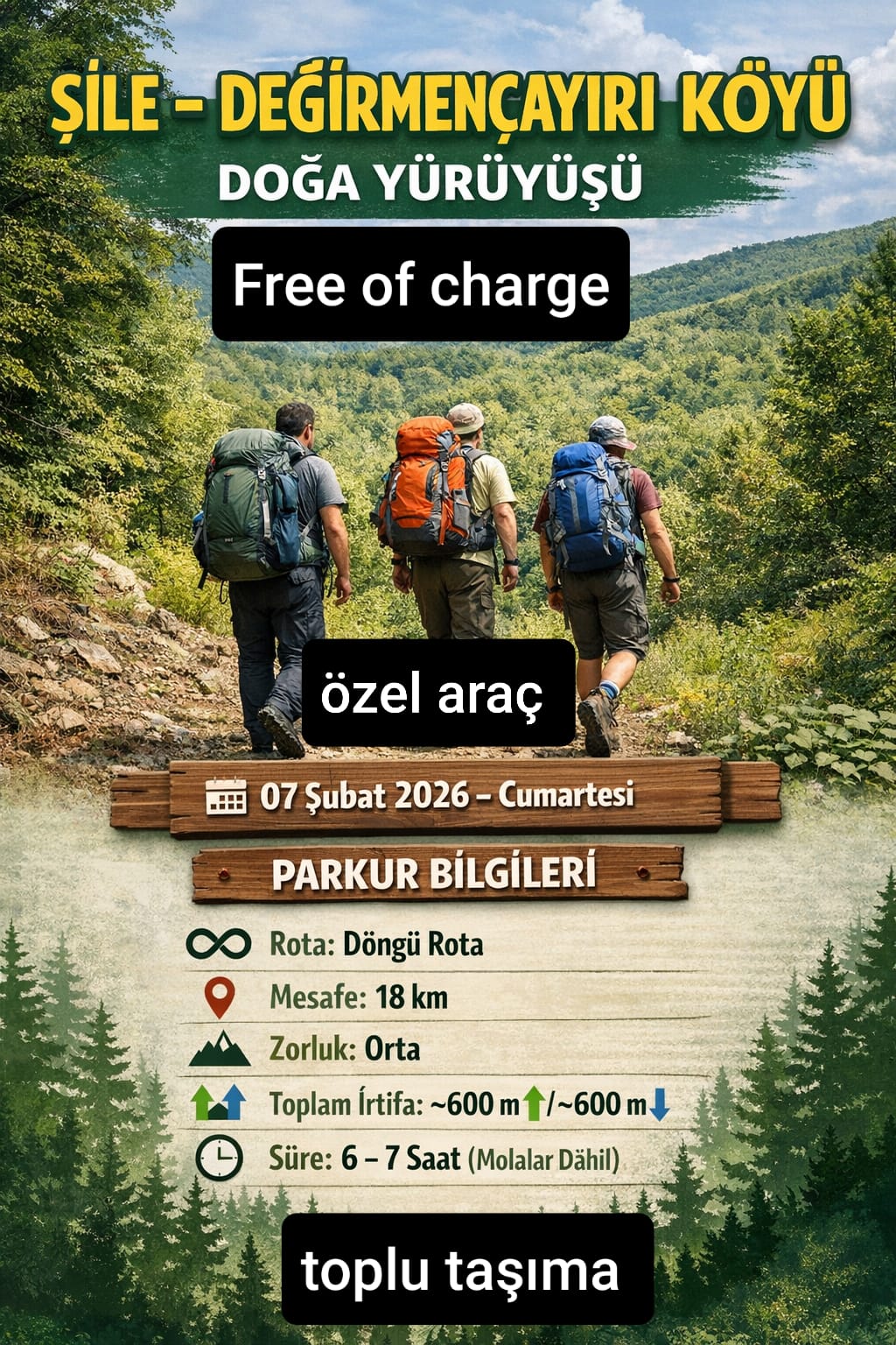 DEĞİRMENÇAYIRI KÖYÜ DOĞA YÜRÜYÜŞÜ