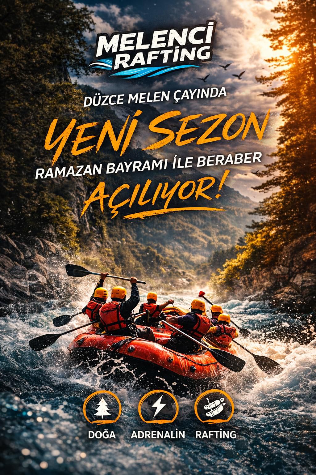 MELENÇAYI RAFTİNG MACERASI