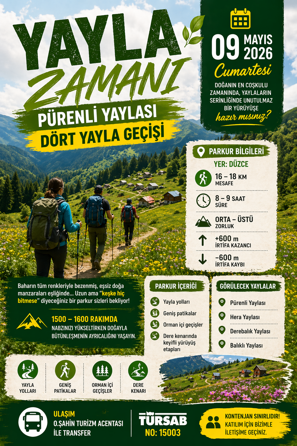 YAYLA ZAMANI PÜRENLİ YAYLASI DÖRT YAYLA GEÇİŞİ