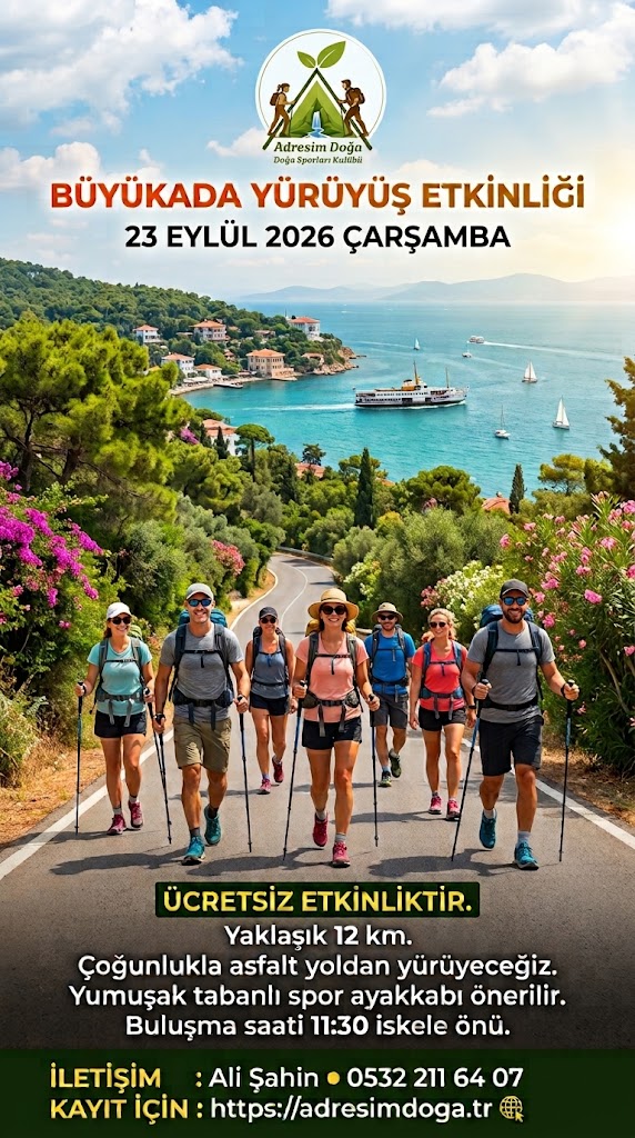 BÜYÜKADA SPORTİF DOĞA YÜRÜYÜŞÜ