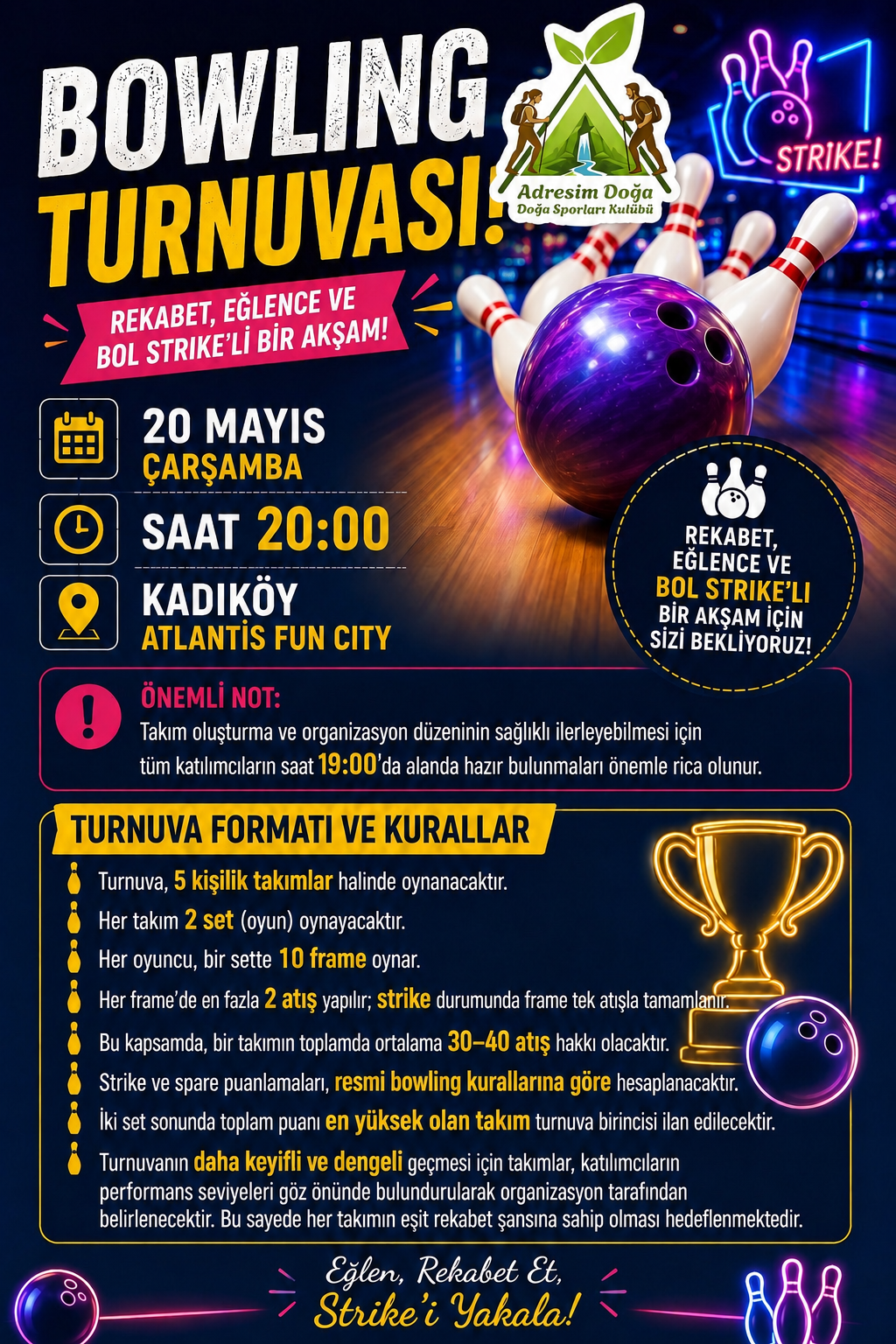 ADRESİMDOĞA BOWLİNG TURNUVASI
