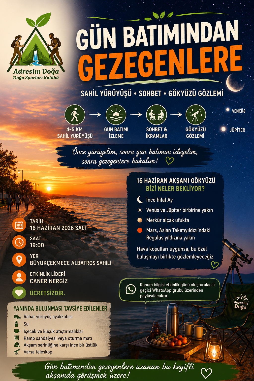Gün Batımından Gezegenlere Yolculuk